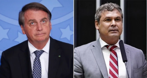 O ex-presidente Jair Bolsonaro (PL) e o deputado federal Lindbergh Farias