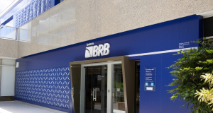 Fachada de agência do BRB