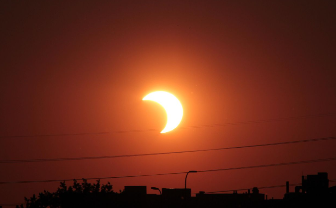 Eclipse solar. Foto: Reprodução