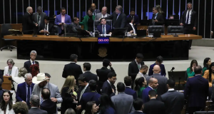 Plenário da Câmara dos Deputados lotado