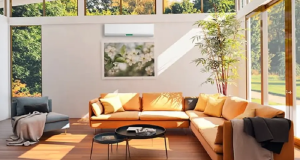 sala com iluminação natural