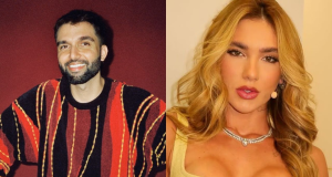 O cantor Silva e a influenciadora Virginia Fonseca em montagem de duas fotos