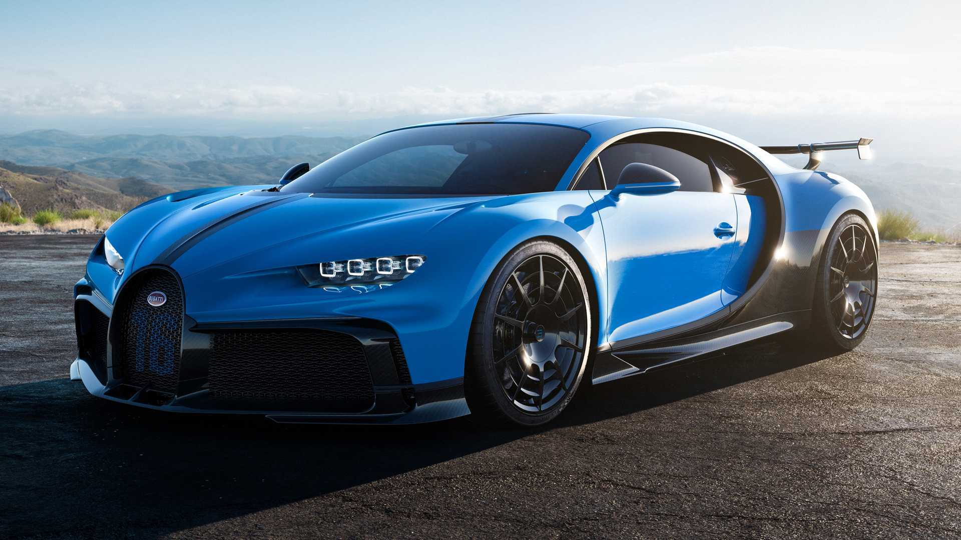 Bugatti Chiron Pur Sport azul