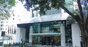 Fachada do hotel Blue Tree, em São Paulo