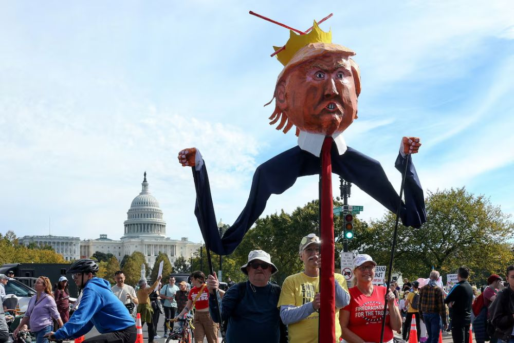 Protesto contra Donald Trump