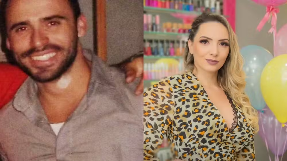 Montagem de fotos de Jeferson Luiz Sagaz e Ana Carolina Silva