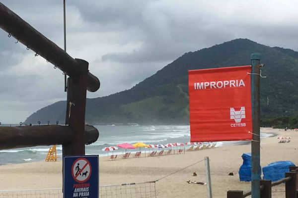 Veja a lista das 41 praias impróprias para banho em SP