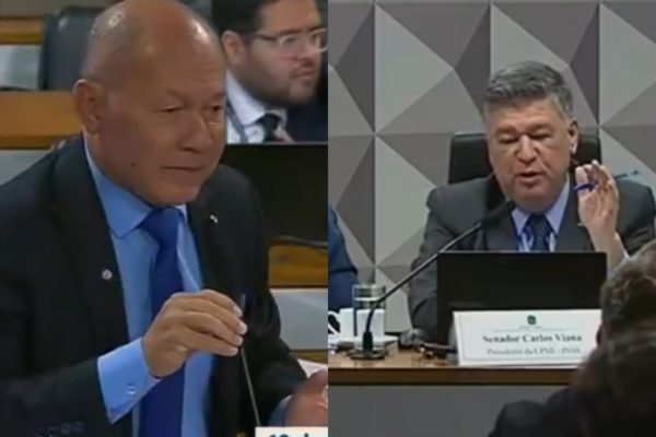 VÍDEO: Deputado tenta cantar parabéns a Magno Malta e leva bronca em CPMI