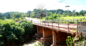 Ponte antes do início da obra