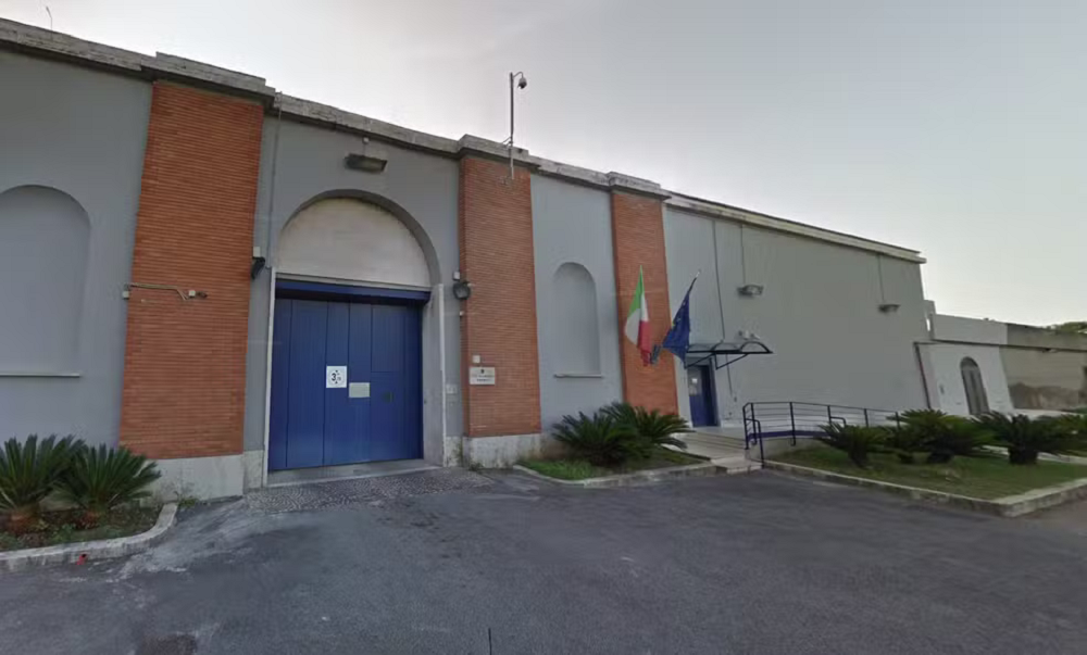Prisão feminina Germana Stefanini, parte do Complexo Penitenciário de Rebibbia, em Roma, visto de fora