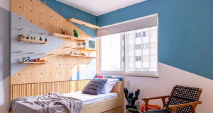 quarto de menino, pequeno e decorado