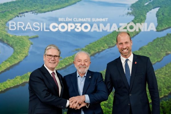 Lula se encontra com príncipe William e Keir Starmer na Cúpula do Clima de Belém