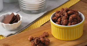 Amendoim salgado com chocolate