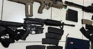 Arsenal de guerra apreendido na Zona Sul de SP