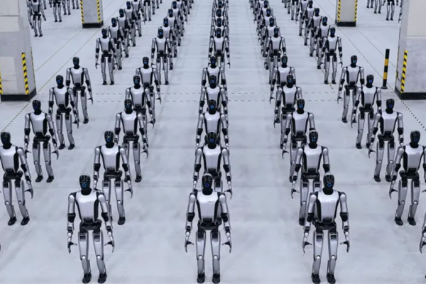 China apresenta linha de robôs humanoides para trabalho 24h; entenda