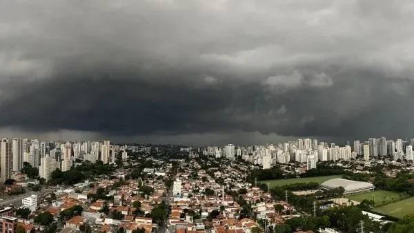Tempo fechado em São Paulo