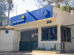 fachada do colégio particular Santa Cruz