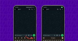 Arte com dois celulares