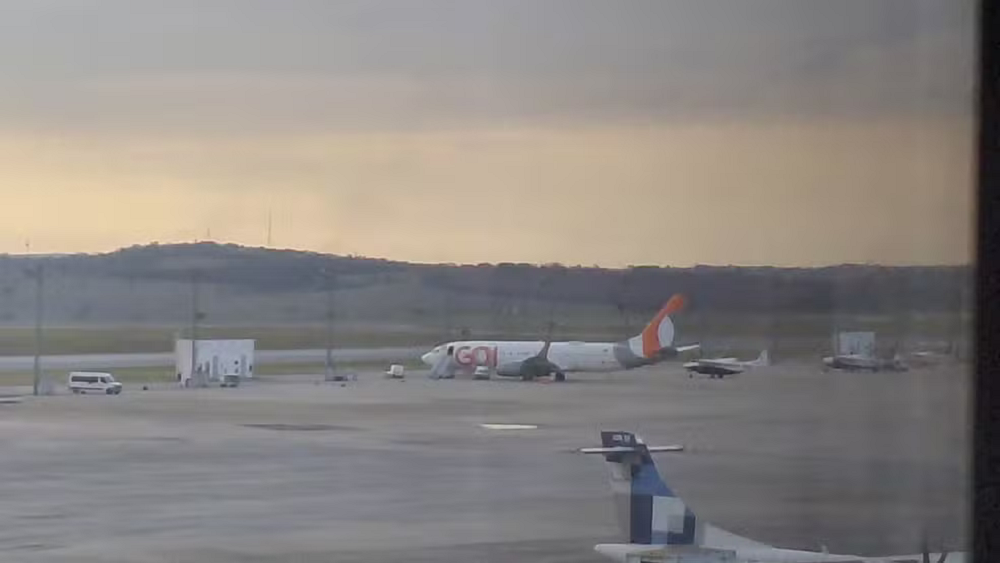 Avião da Gol que apresentou falha técnica no Aeroporto de Belo Horizonte