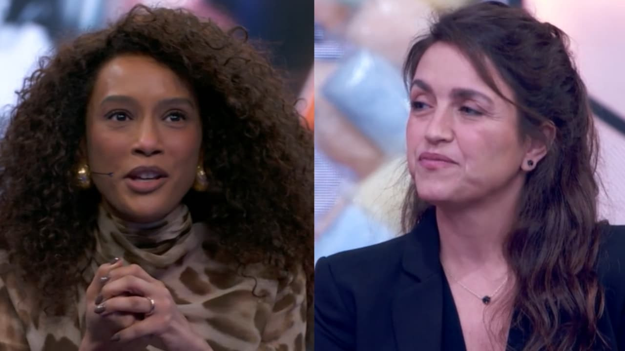 A atriz Taís Araújo e a autora Manuela Dias em montagem de duas fotos