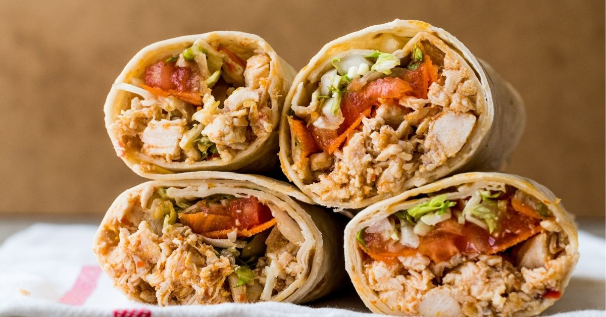 wraps de frango