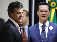 Montagem de fotos dO deputado federal Beto Richa (PSDB-PR) e o ex-procurador da Lava Jato Deltan Dallagnol (Novo-PR)