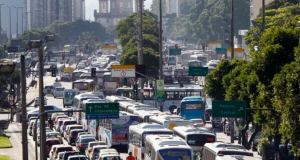 Avenida Presidente Vargas congestionada