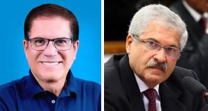 Montagem de duas fotos do O deputado federal José Rocha (União Brasil-BA)