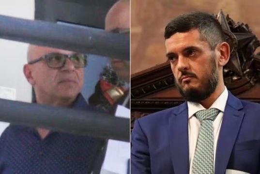 Desembargador Macário Júdice Neto e o deputado Rodrigo Bacellar