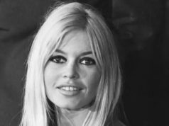 A atriz francesa Brigitte Bardot se tornou um dos simbolo sexual mundial desde a década de 1950, em foto em preto e branco