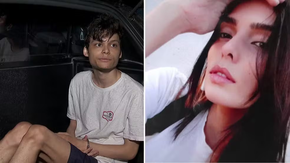 Casal preso suspeito de estuprar e filmar menina de 3 anos, montagem de duas fotos do homem e da mulher, sozinhos