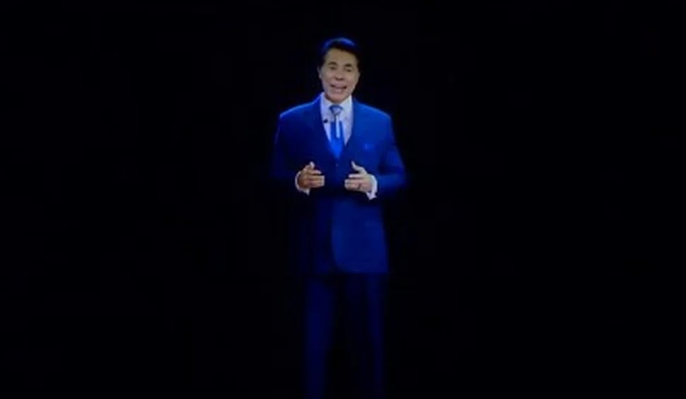 Holograma de Silvio Santos