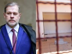 Montagem de fotos do ministro Dias Toffoli e da casa do irmão dele