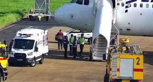 Avião da Latam que fez pouso de emergência