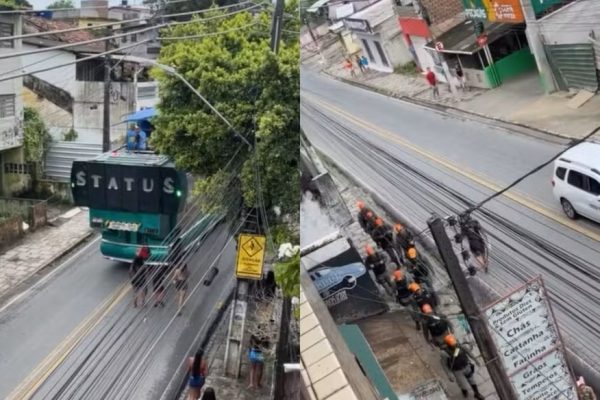 VÍDEO - Bloco viraliza após sair com mais policiais que público em Pernambuco