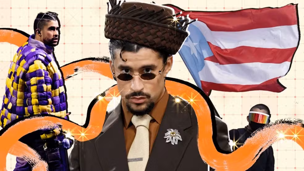 O porto-riquenho Bad Bunny faz história no Super Bowl em tempos de Trump e ICE