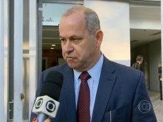 O ex-conselheiro do TCE-RJ (Tribunal de Contas do Estado do Rio de Janeiro), Domingos Brazão, dando entrevista para a Globo