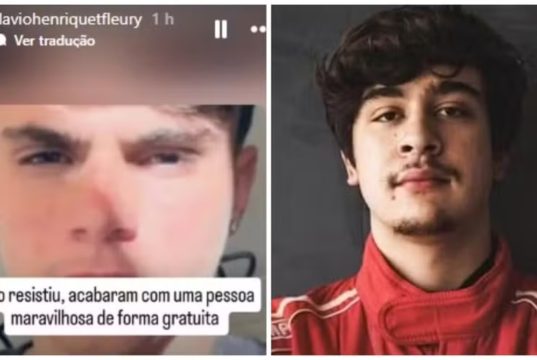 Montagem de fotos de post de tio de Rodrigo Castanheira e Pedro Turra