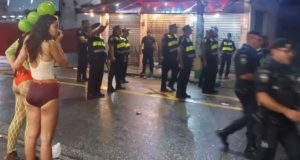 Guarda Civil Metropolitana (GCM) atuando em bloco