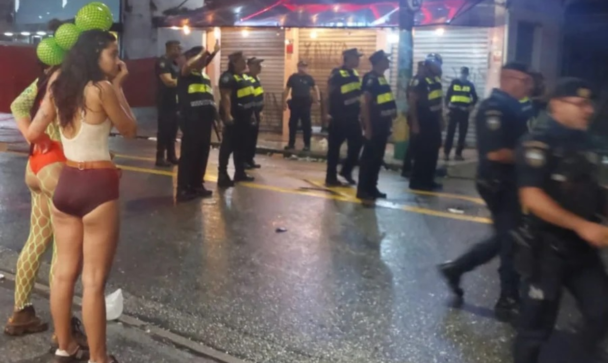 Guarda Civil Metropolitana (GCM) atuando em bloco