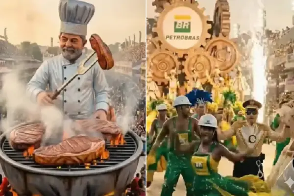 Zema usa vídeo fake de IA para atacar Lula na Sapucaí