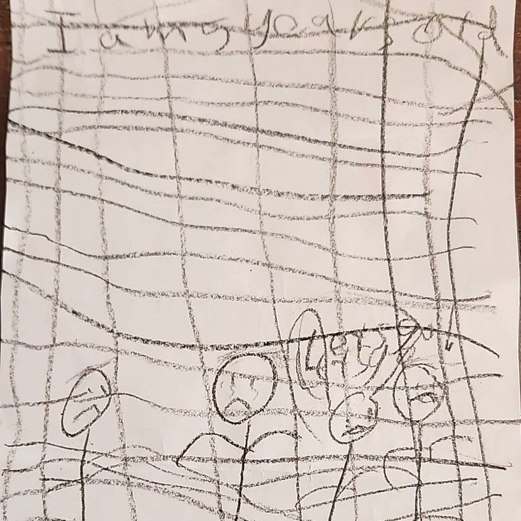 Criança de seis anos retrata centro de detenção em Dilley, no Texas