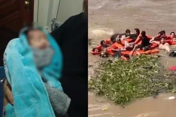 VÍDEO: Barco naufraga em Manaus e bebê prematuro é resgatado dentro de cooler