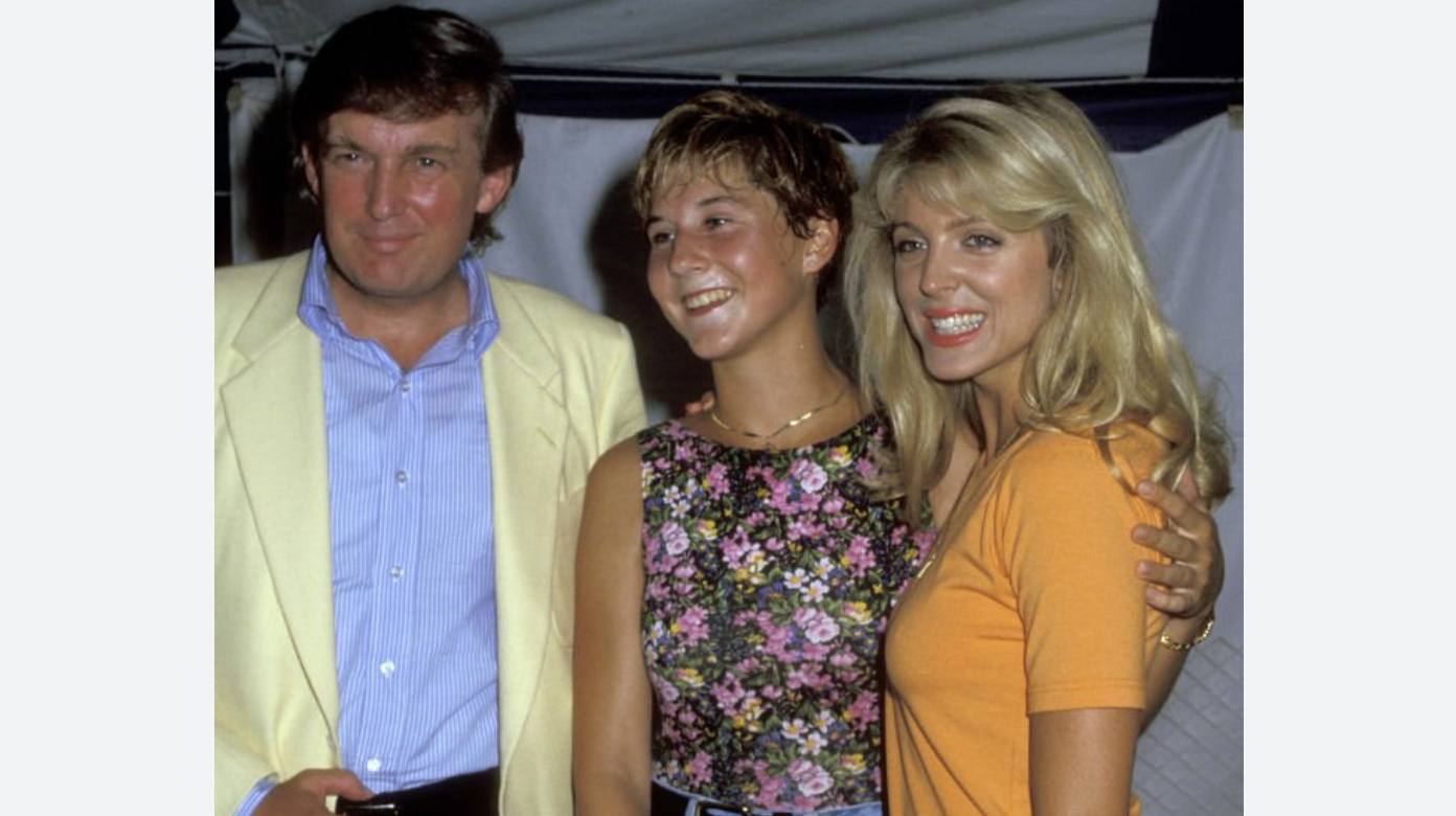 Trump, Monica Seles e Marla Maples