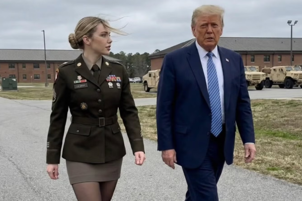 Militar “perfeita” que encantou apoiadores de Trump era criação de IA