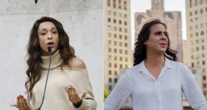 As deputadas federais Erika Hilton e Duda Salabert em montagem de duas fotos