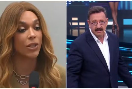 deputada federal Erika Hilton e o apresentador Ratinho em montagem de duas fotos