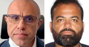 Mohamad Hussein Mourad, apelidado de Primo, e Roberto Augusto Leme da Silva, o Beto Louco, em montagem de duas fotos