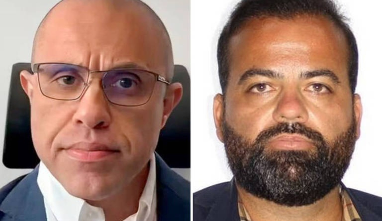 Mohamad Hussein Mourad, apelidado de Primo, e Roberto Augusto Leme da Silva, o Beto Louco, em montagem de duas fotos