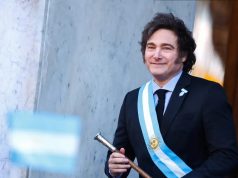 O presidente argentino Javier Milei